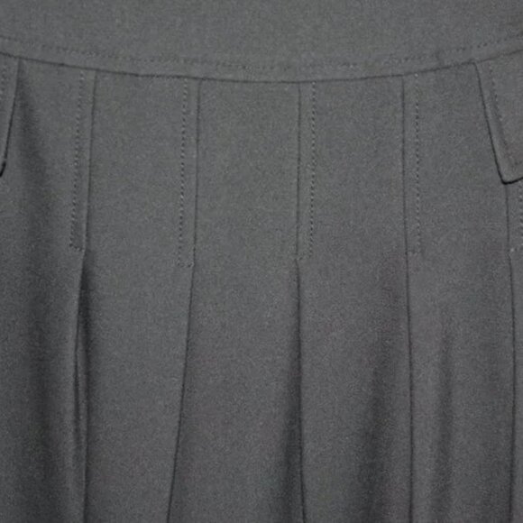 Etcetera Minimalist Black Label A-Line Pleated Full Office Midi Dress Skirt M 8 - Picture 4 of 7